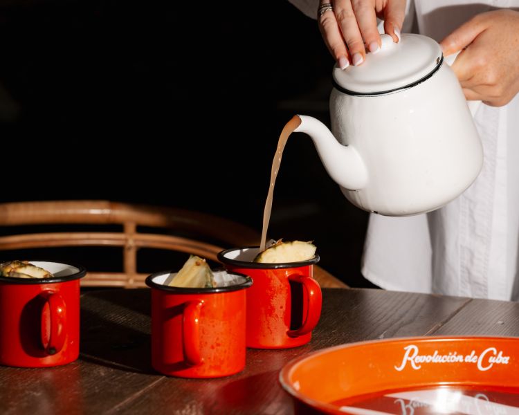 cocktail teapot at revolucion de cuba
