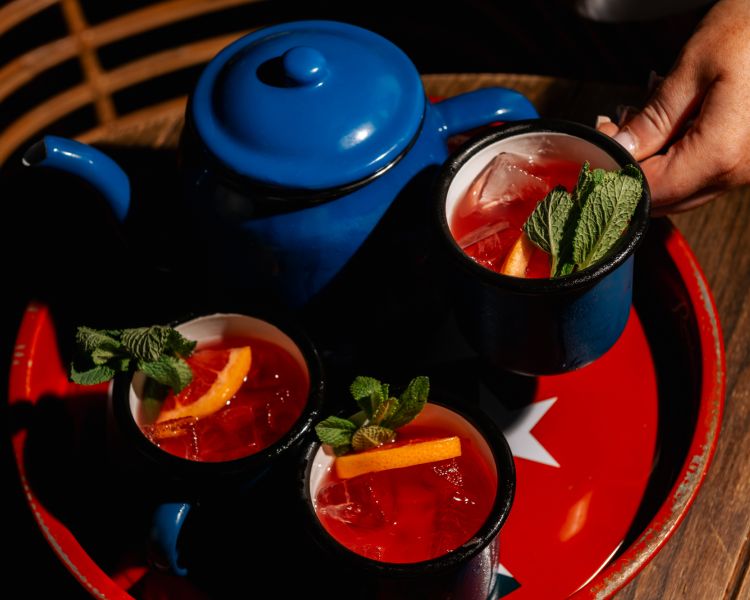 cocktail teapot at revolucion de cuba