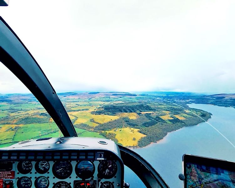 30 minute newcastle and angel of the north helicopter sightseeing tour