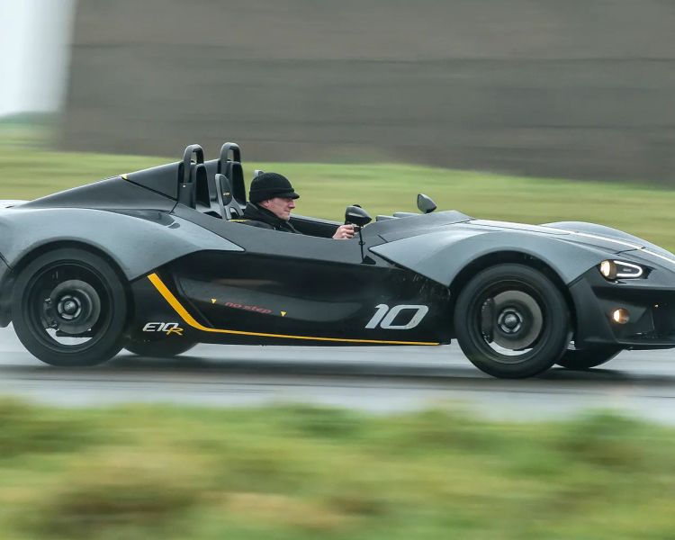 zenos on a track as part of a track stars double high-performance driving experience