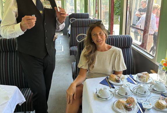 steam train experience in the chiltern hills with afternoon tea for two