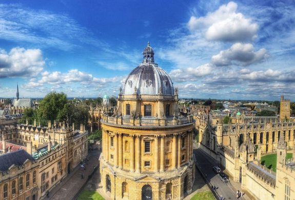 view of oxford city skyline