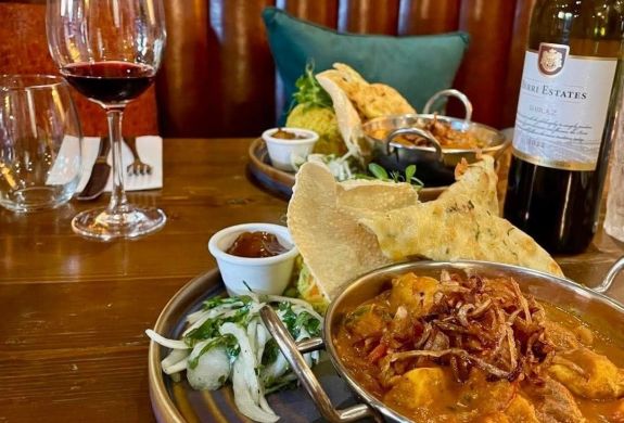 Curry dinners and wine