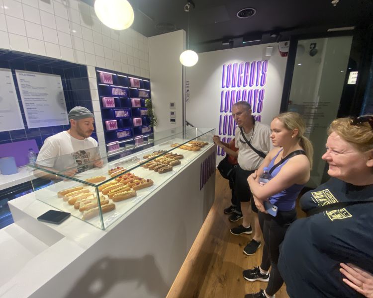 Cake shop visited on borough market food tour in london