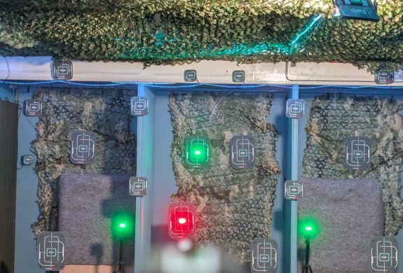 aiming at shooting range on shooting experience