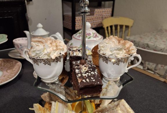 Luxury afternoon tea stand