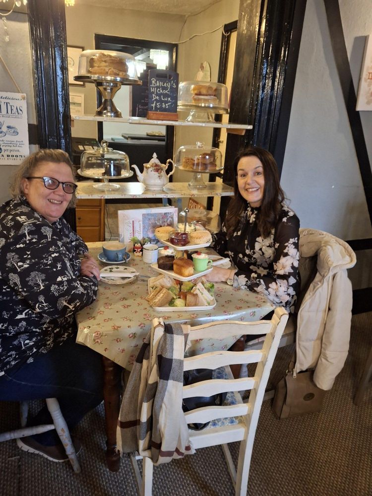 Guests at the traditional afternoon tea