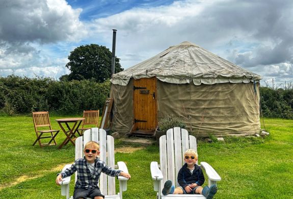 two night glamping experience in worcester