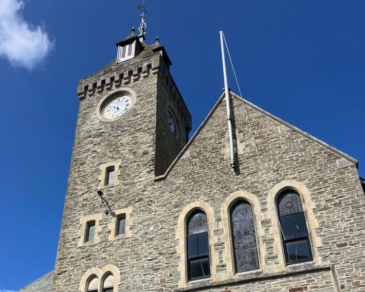 view of a church seen on the beyond paradise locations tour