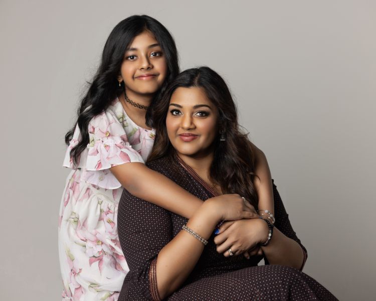 catwalk mother and daughter photoshoot