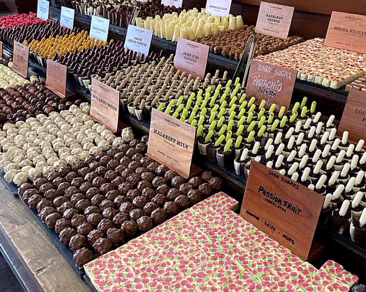 chocolate shop on an exotic london east end food tour