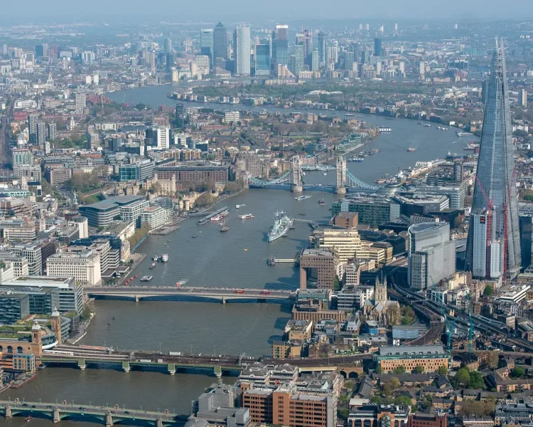 45 minute london olympic helicopter tour
