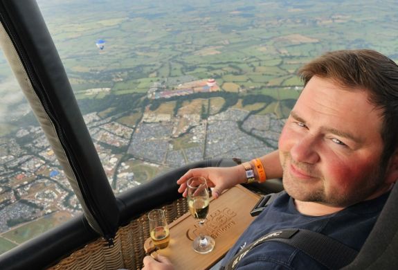 vista seated balloon ride for four in the south west