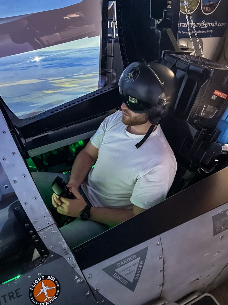 top gun fighter jet simulator experience