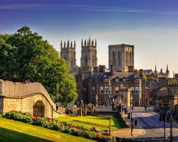 York with cathedral in background