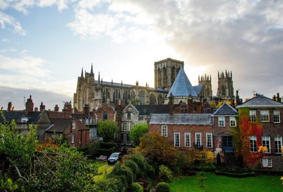 York with cathedral in background