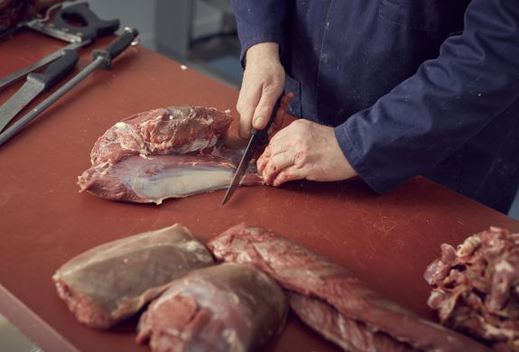 venison charcuterie course