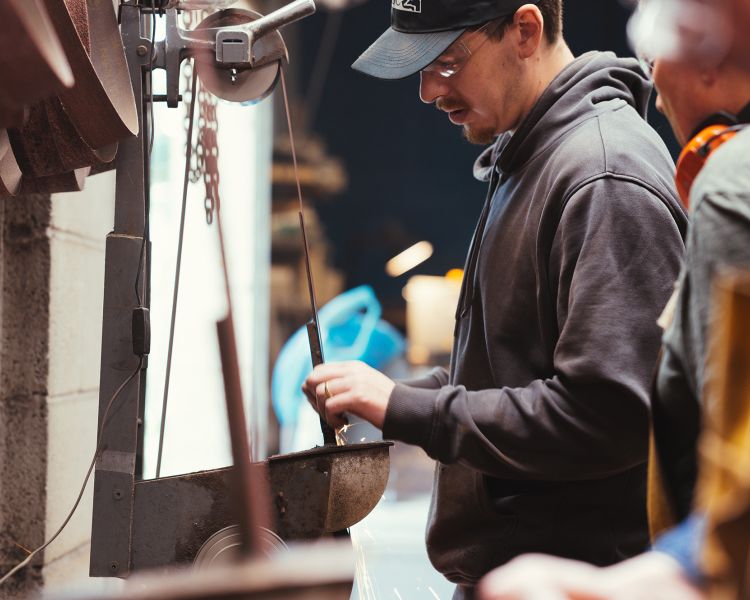 damascus chef knife making course experience