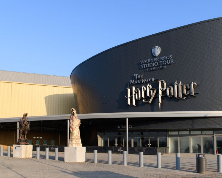 entrance to warner bros. studio tour london - the making of harry potter