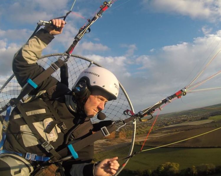 paramotoring kids