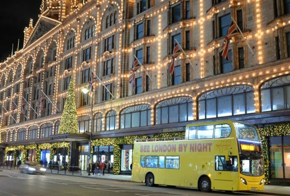 london bus tour by night