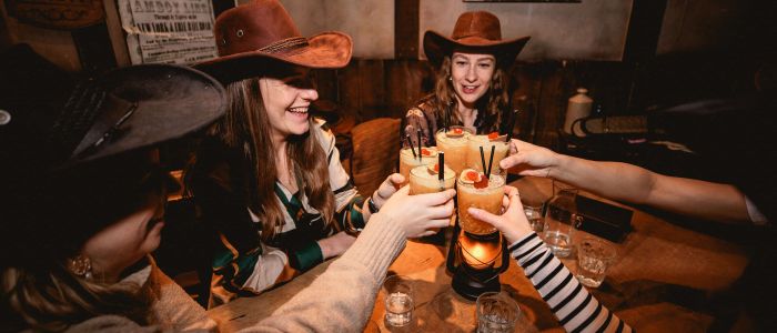 immersive cocktail experience at moonshine saloon