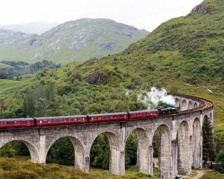 scottish highlands and jacobite steam train from edinburgh coach tour