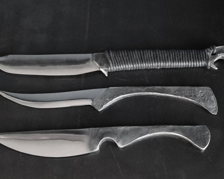 three examples of knives you can make on a forge a knife experience