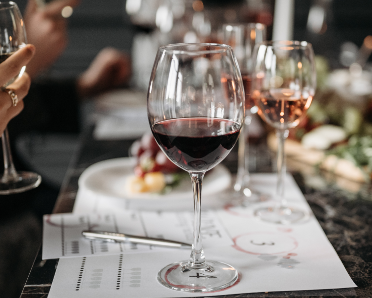 Wine tasting session