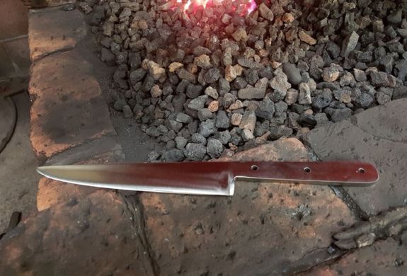 a knife made on a forge a knife experience