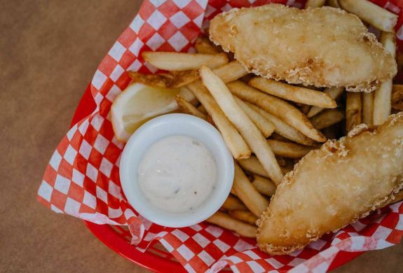 Poole fish and chips
