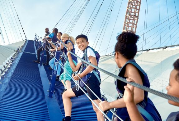up at the o2 anytime climb experience