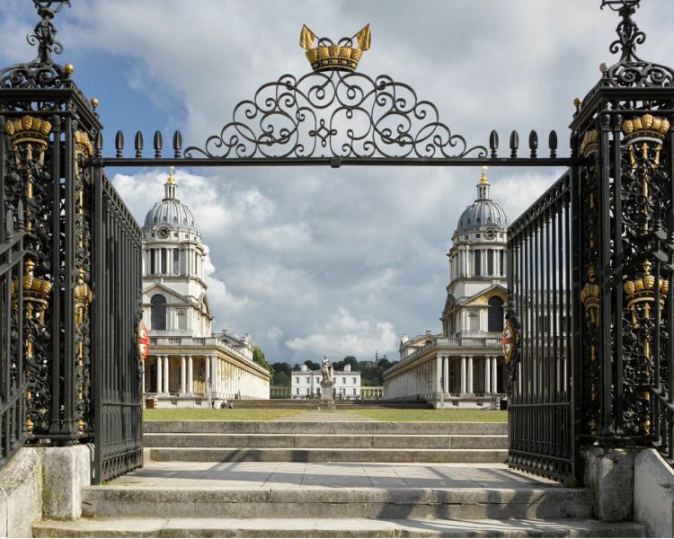 the old royal naval college entrance