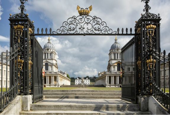 the old royal naval college entrance