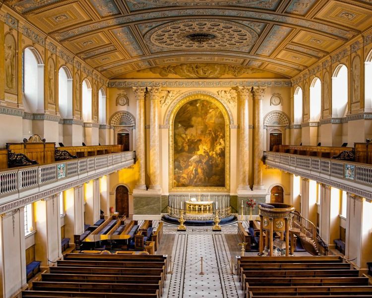 the old royal naval college entrance