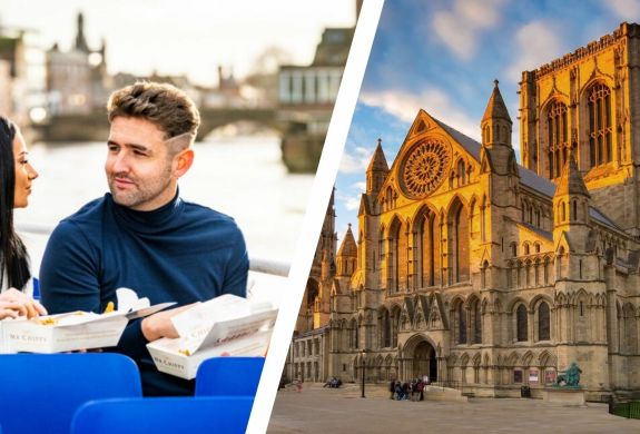 York short break for two with fish and chip river cruise
