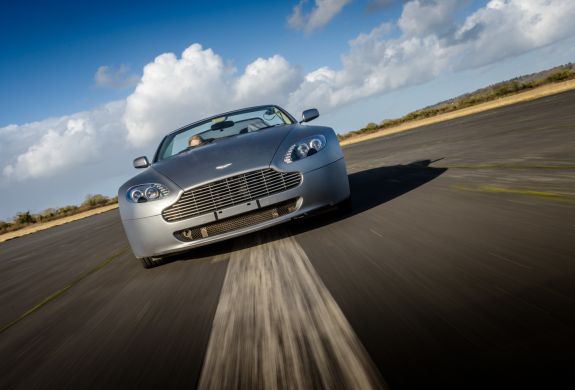 silver supercar on a race track at car chase heroes driving experience day