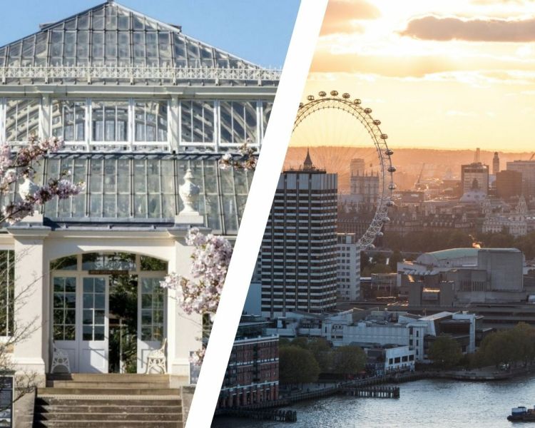 London city brek for two with tickets to kew gardens