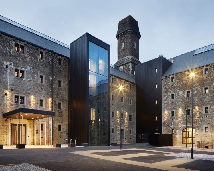 front of the bodmin jail hotel