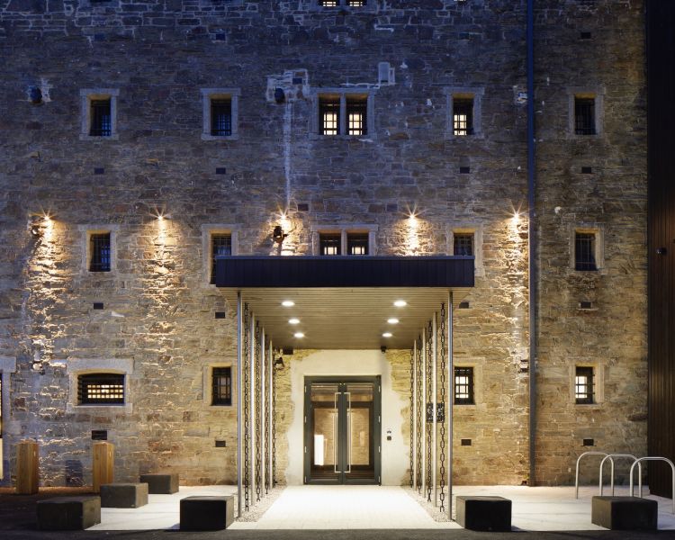 entrance to the bodmin jail hotel