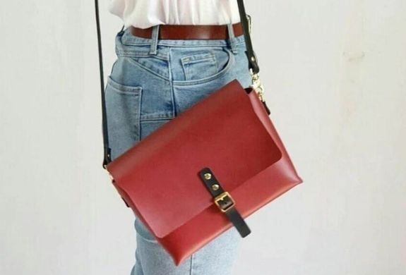 Red satchel