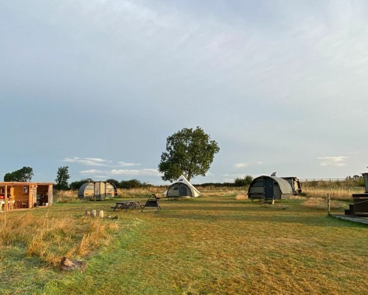 Group glamping site