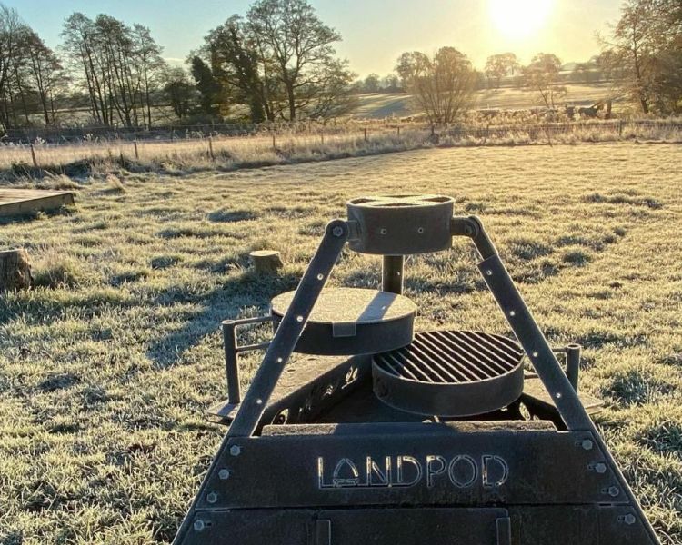 Outdoor wood stove