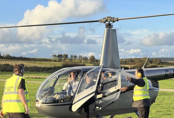 45 mile private R44 helicopter flight experience