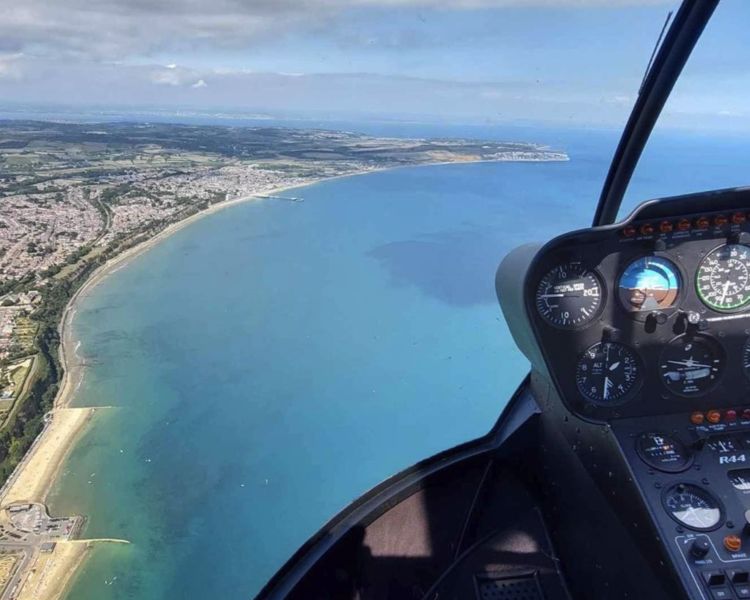 45 mile private R44 helicopter flight experience