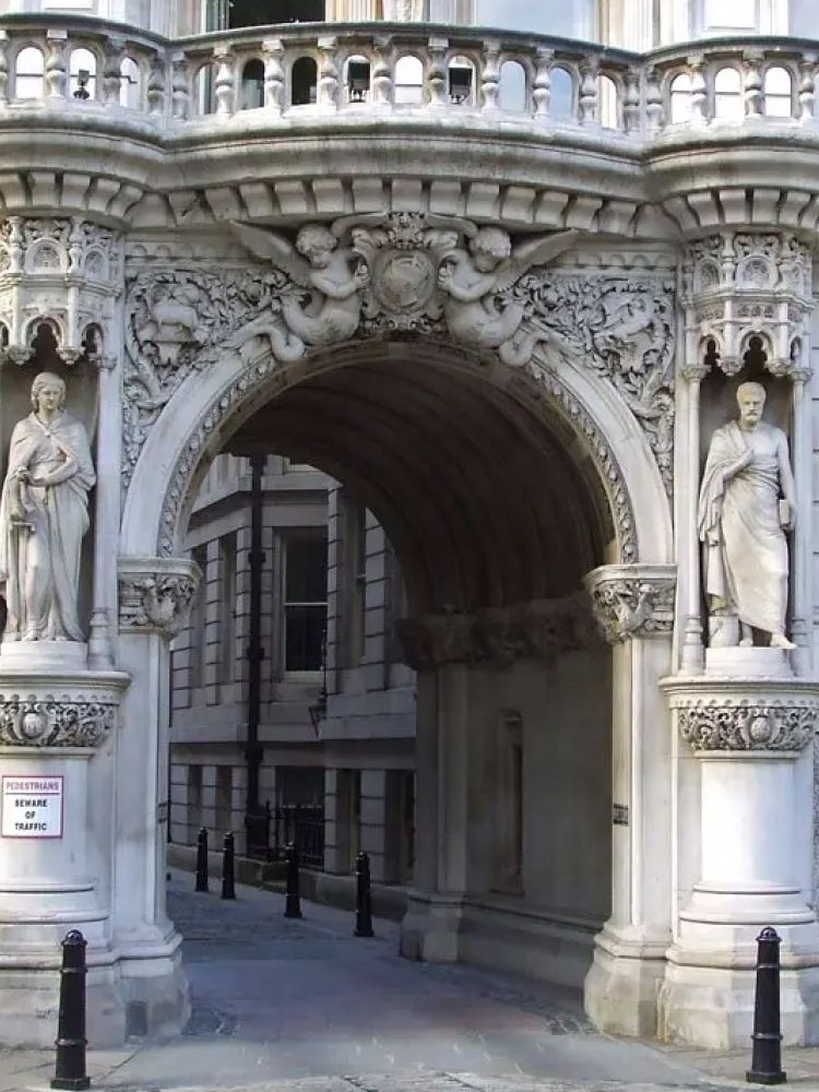 the historic temple church in london seen on a secret london pub walking tour