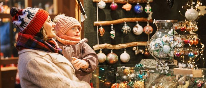 City christmas shopping