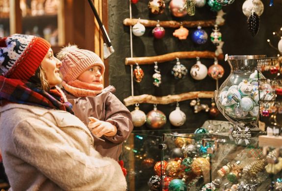 City christmas shopping