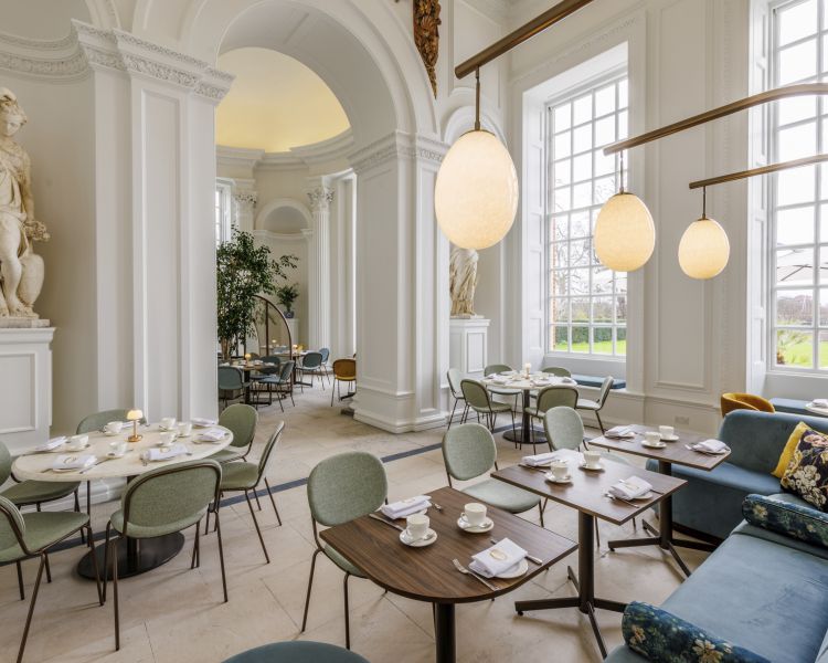 the dining area at the wolseley in london