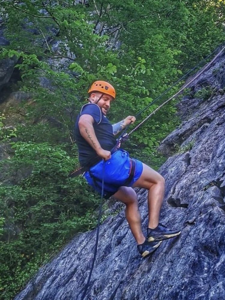 Rock climbing experience